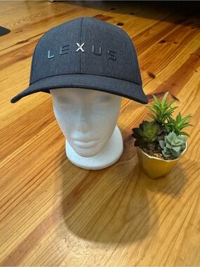 Lexus Trucker Hat Black Gray Snapback Adjustable Baseball Cap